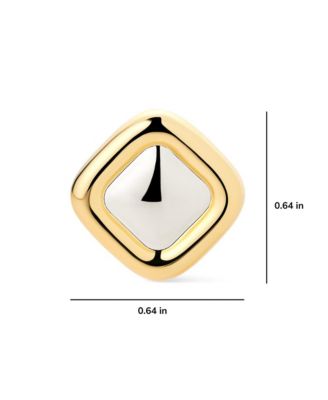 Stud Earrings - Clara Studs Two Tone