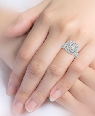 Diamond Ring (1 ct. t.w.) in 10k White Gold