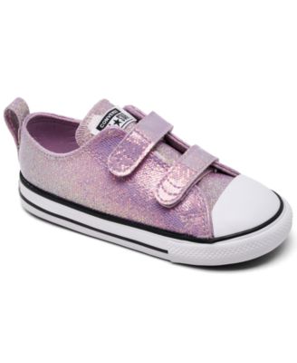 Converse - Toddler Girls Chuck Taylor All Star Glitter Casual Sneakers from Finish Line