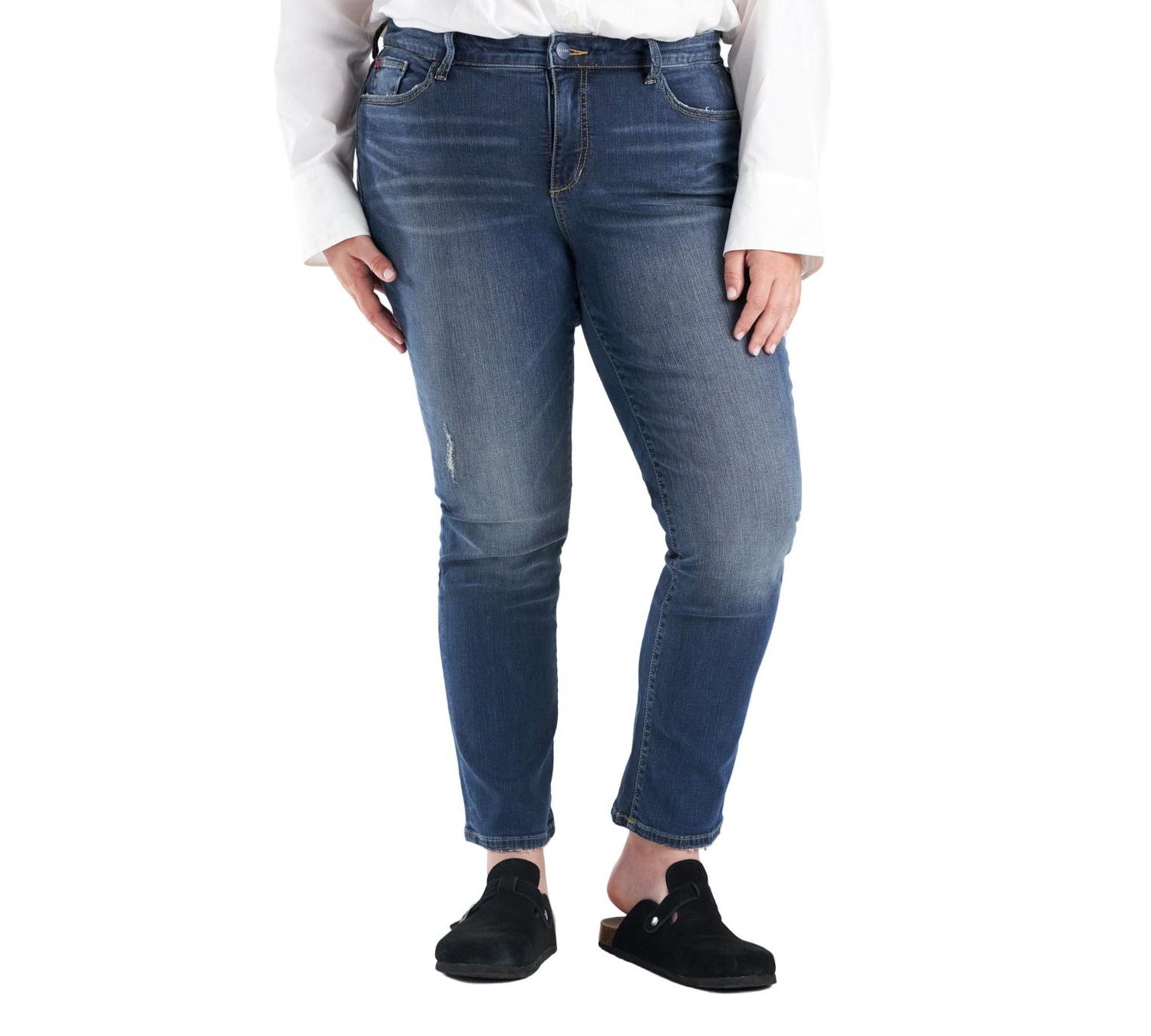 Women's Denim High Rise Straight Leg in 30" inseam - Maggie