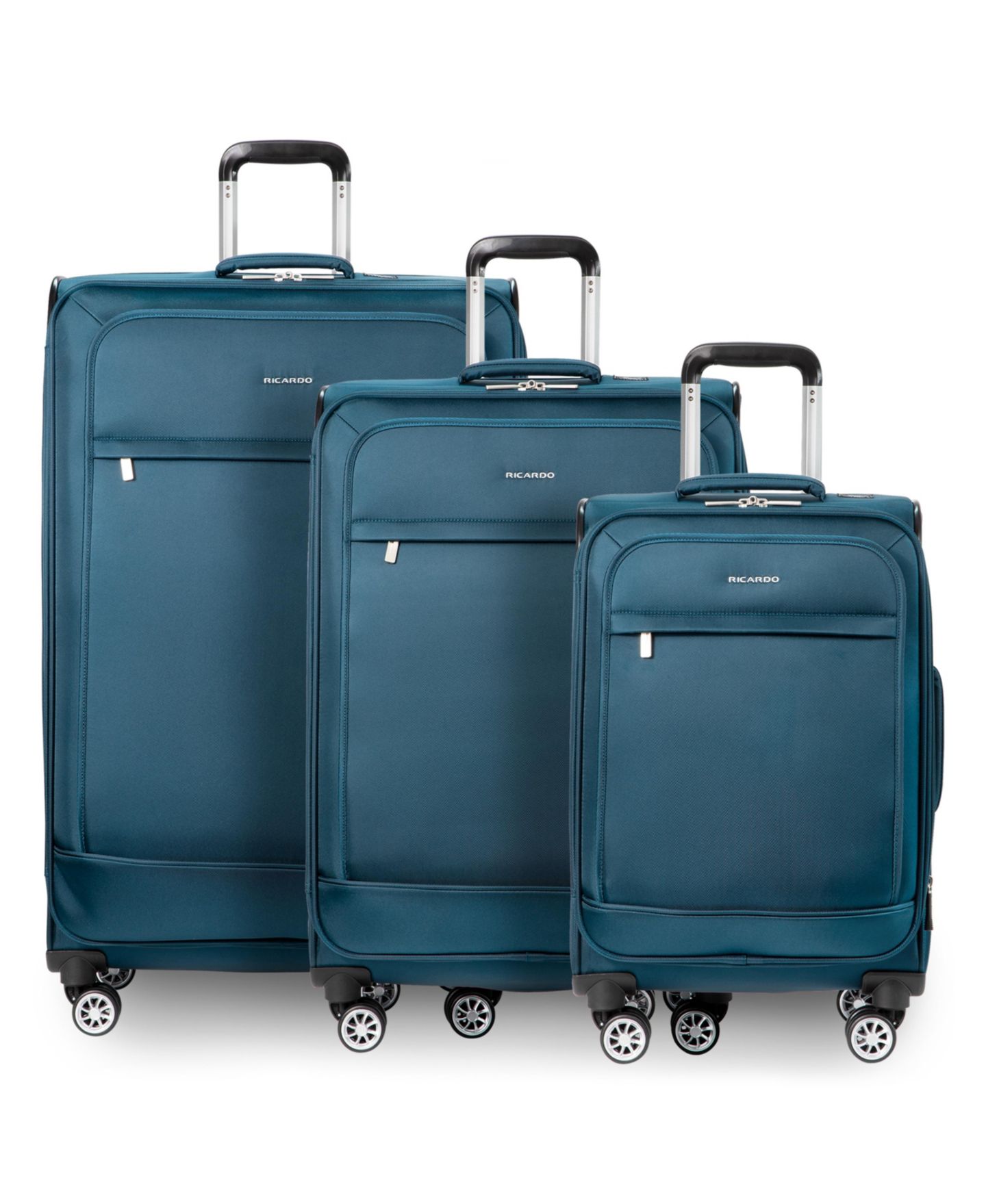 Чемодан Ricardo Torrance Softside 21" Carry-On Spinner Suitcase, цвет: Угольный — фото 11