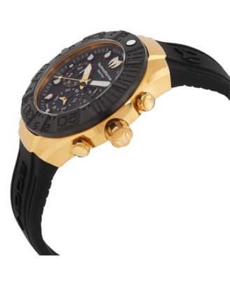 Men's TM-523012 Reef Quartz Chronograph Black Dial Watch