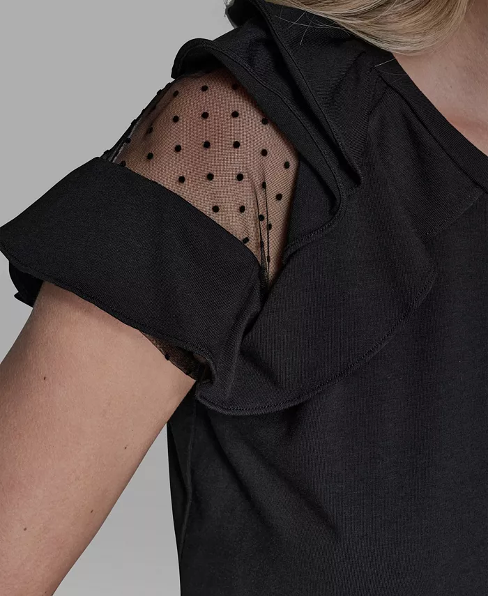 Women's Ruffle-Sleeve Pull-On Top - thumbnail 10