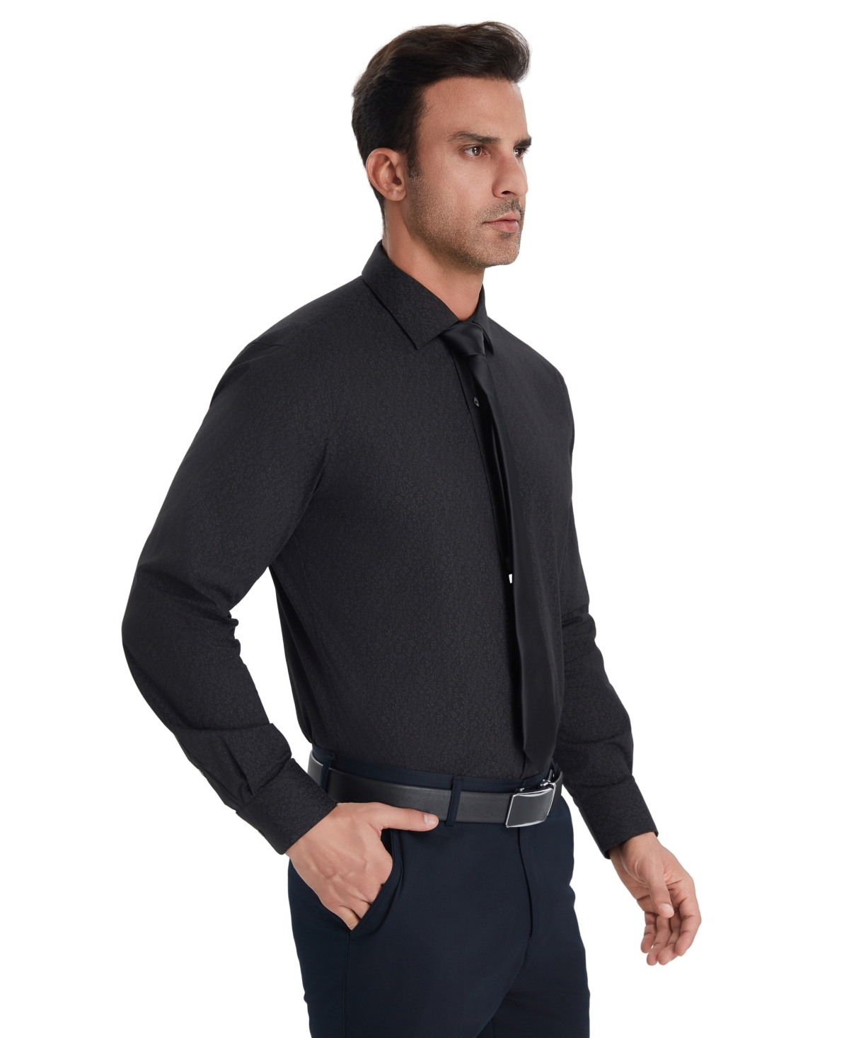 Bar Iii Slim Fit Men's Vine Print Dress Shirt, Created for Macy's