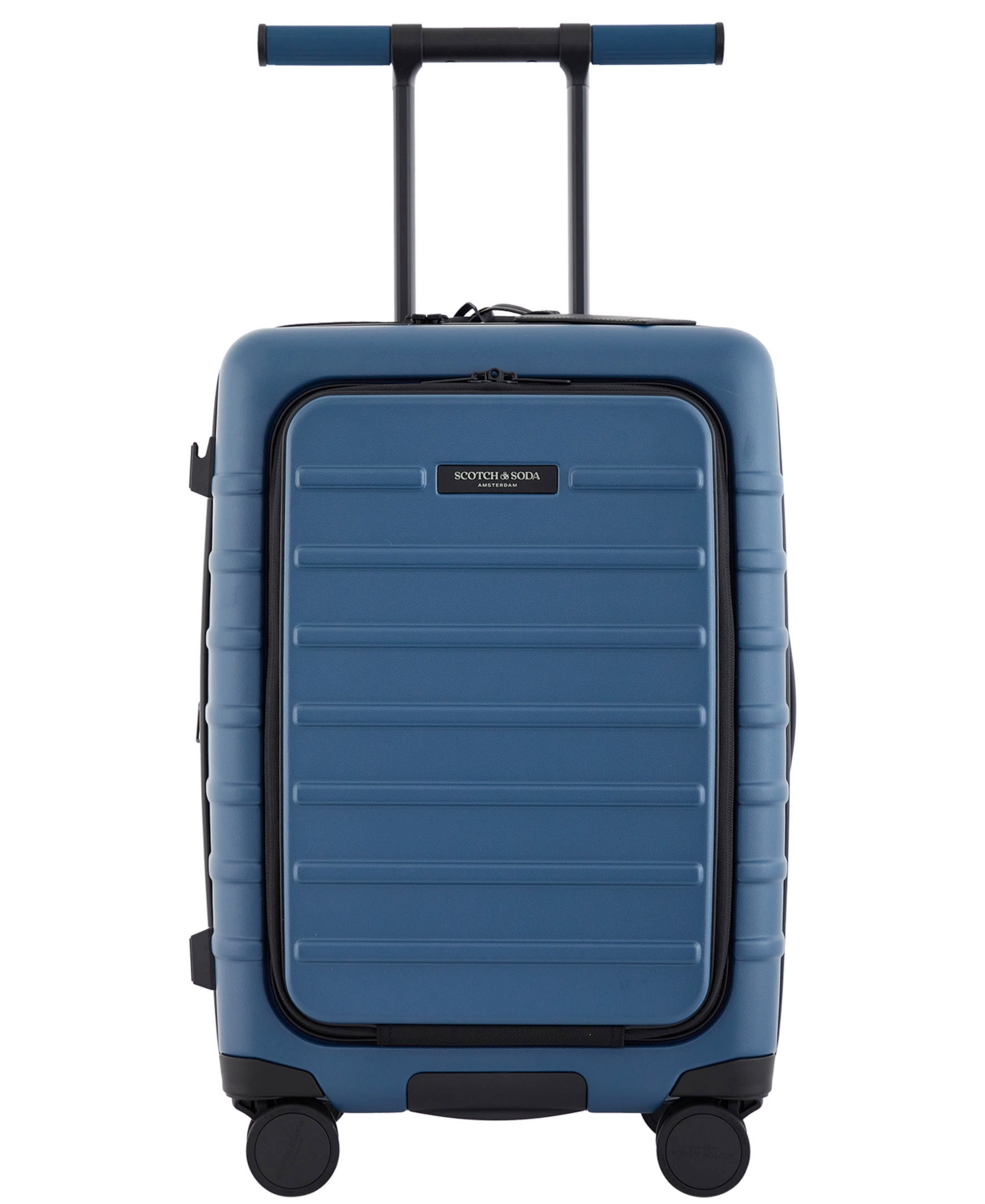 Scotch & Soda Tilburg 22" Carry-on Laptop Luggage In Blue