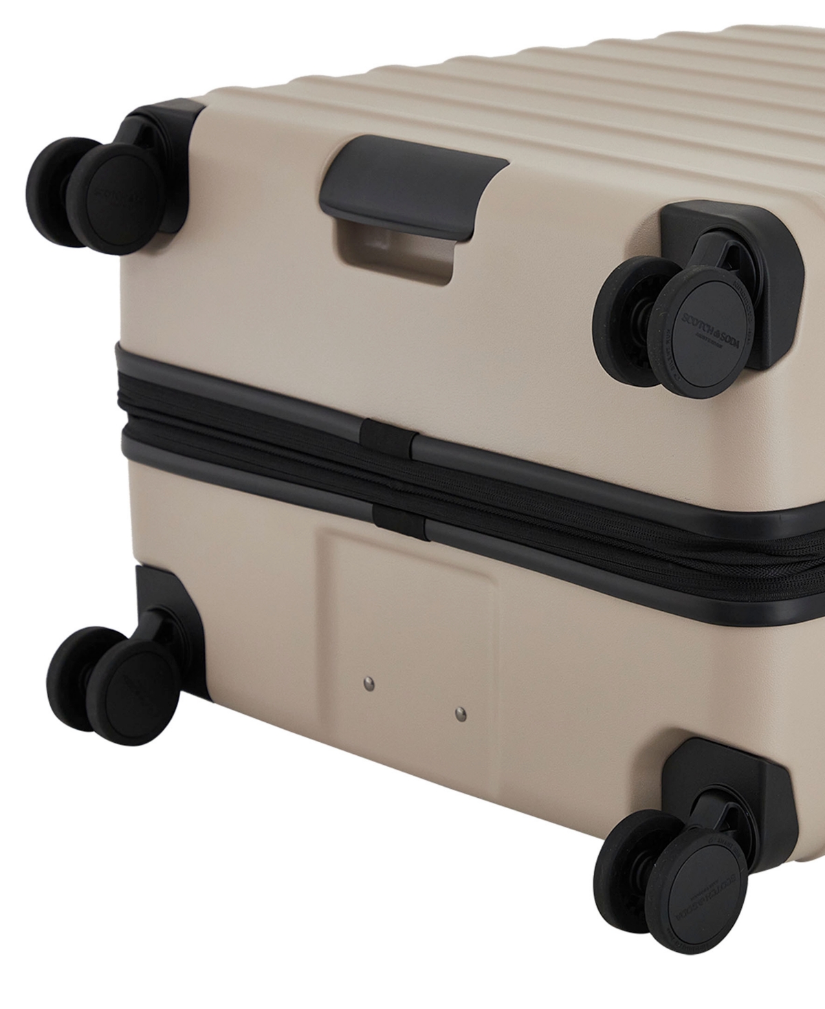 Scotch & Soda Tilburg 24" Check-in Trunk Suitcase In Gray