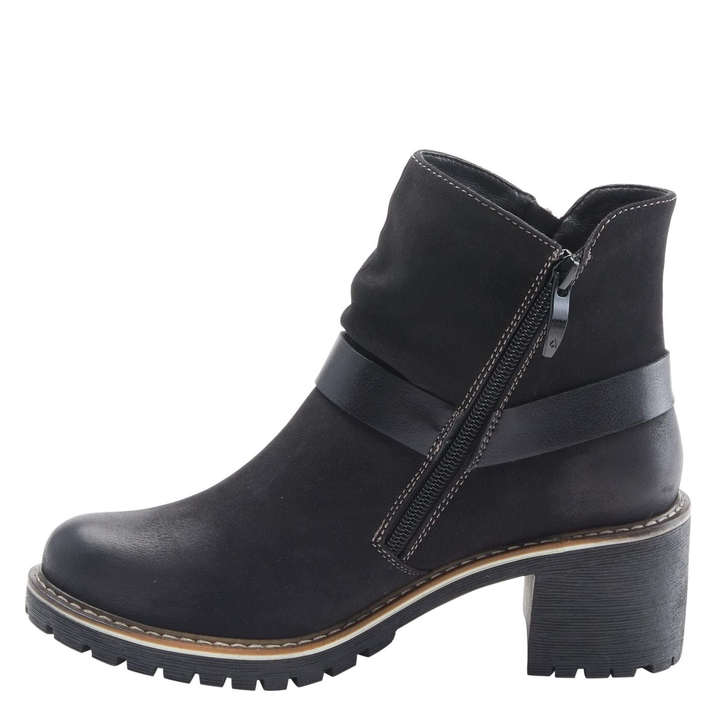 Женские ботинки Patrizia Firewood Bootie with Durable Side Zipper, цвет: Чёрный — фото 8
