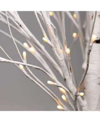 Fall Decor Party Indoor Outdoor 2 Pack Lighted Birch Trees