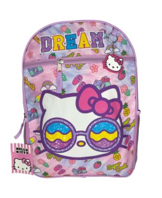 16" 4pc Backpack Set with Lunch Kit, Key Chain & Carabiner