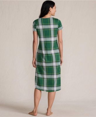 Women's Cotton Short Sleeve Midcalf Nightgown