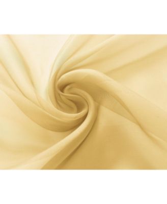 Designer Sheer Voile Rod Pocket Curtains For Small Windows