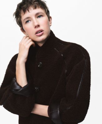 Women's Shearling-Effect Reversible Jacket