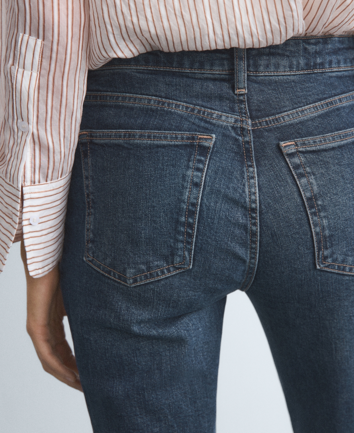 Mango Women's Mid-Rise Slim-Fit Jeans