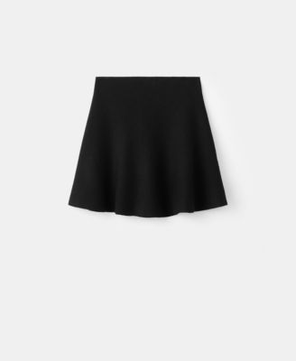 Women's Flared Knitted Skirt