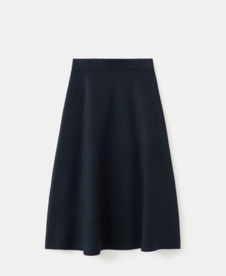 Women's Wool-Blend Knitted Skirt