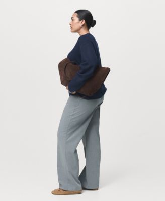 Women's Round-Neck Knitted Sweater