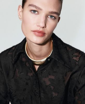 Women's Textured Oversize Shirt