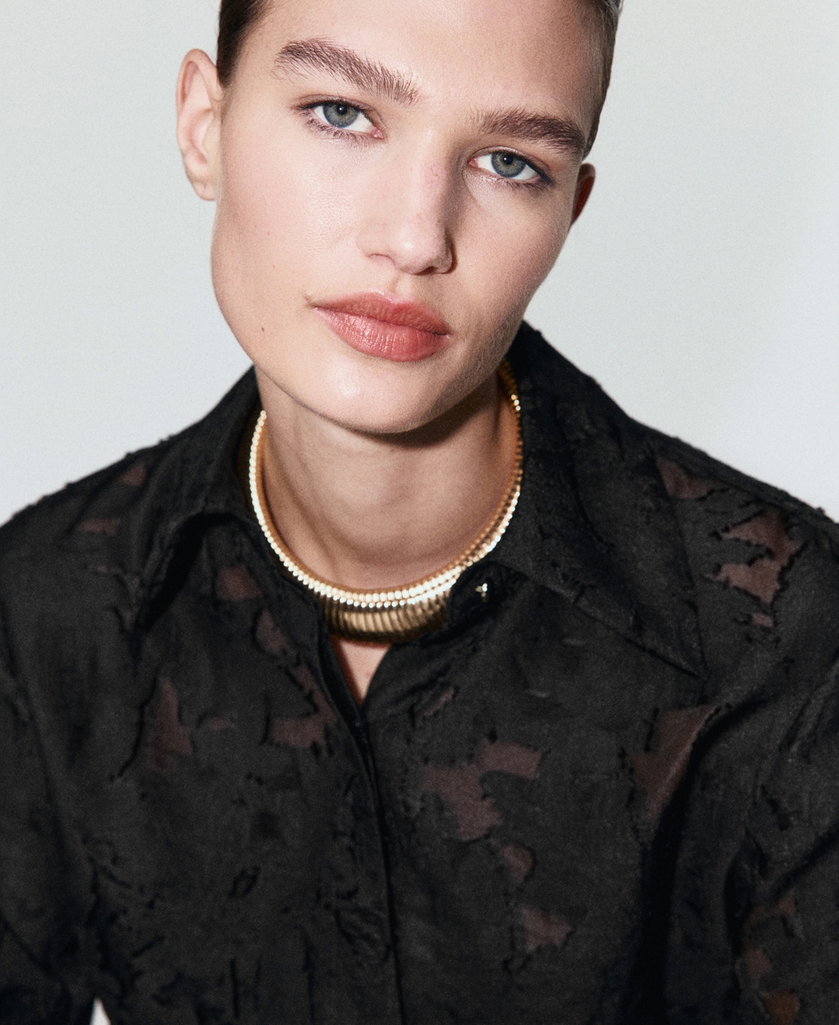 Mango Women's Textured Oversize Shirt