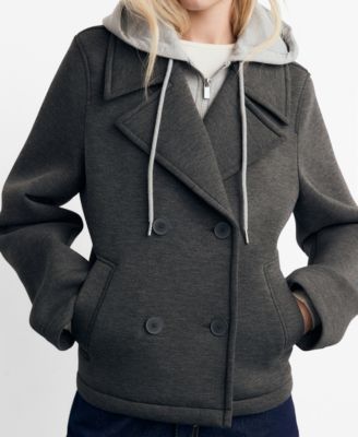MANGO - Women's Combined Hooded Jacket