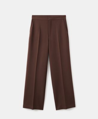 Women's High-Waist Straight Pants