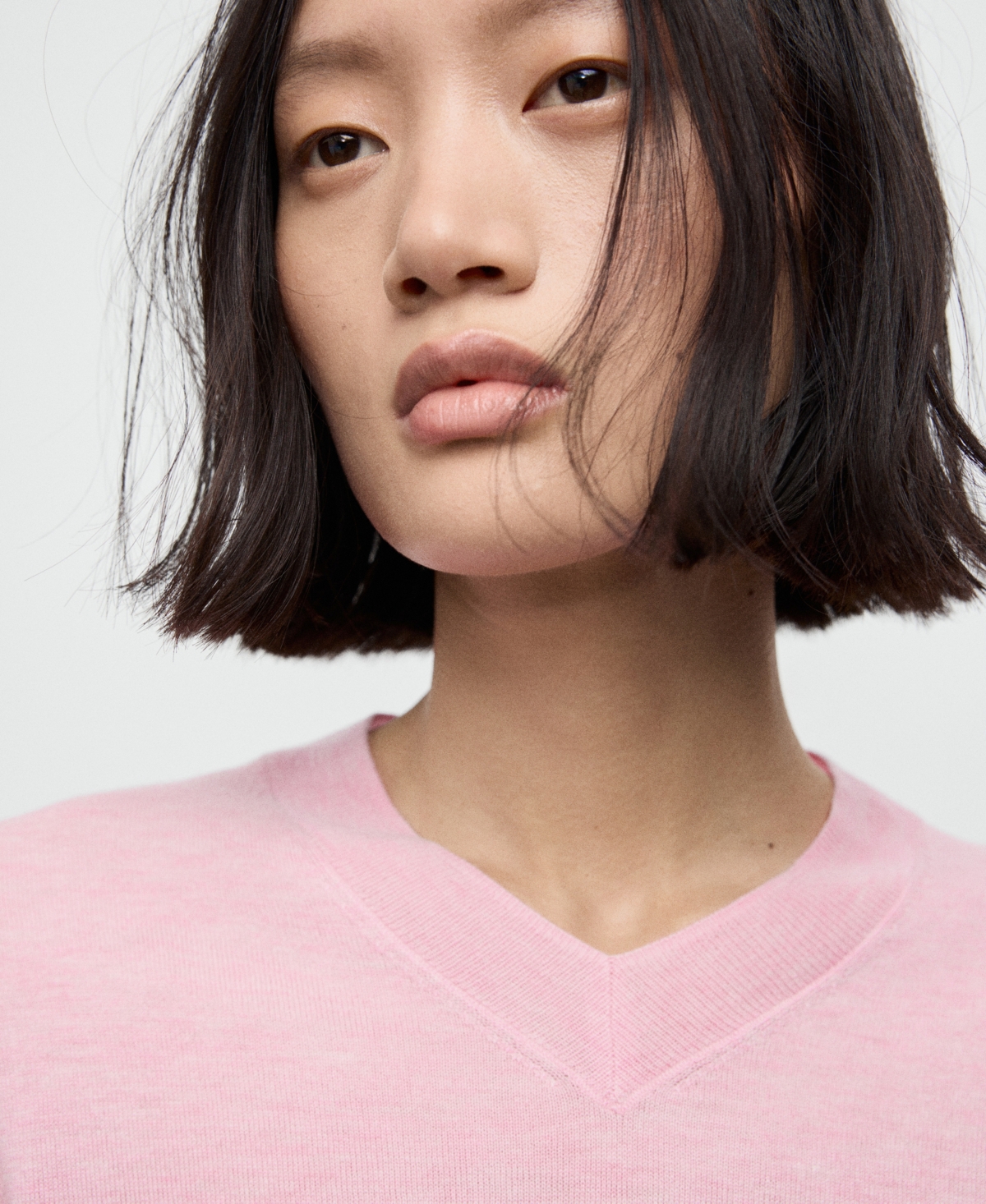 Mango Women's V-Neck Knit Sweater