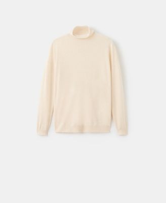 MANGO - Women's Cable-Knit Turtleneck Sweater