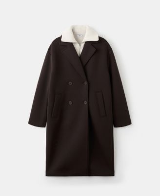 MANGO - Women's Long Combined Coat
