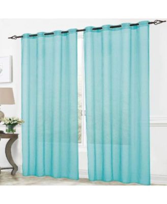 Cara Grommet Curtain Panel for Windows, 54" x 84"