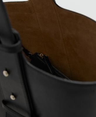 Women's Leather Bucket Bag