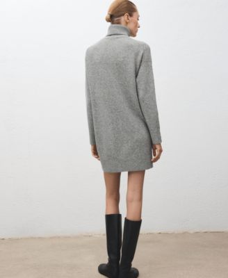 Women's Knitted Turtleneck Dress
