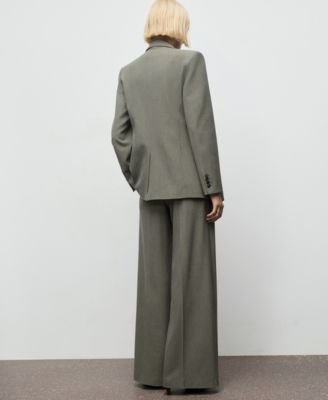 Women's Flap Pockets Suit Blazer