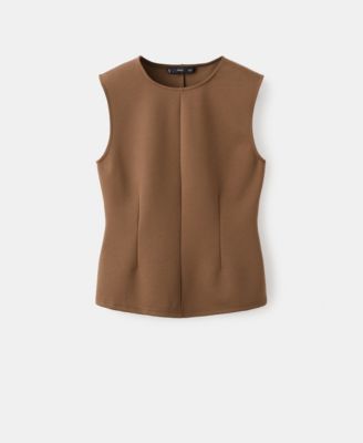 Women's Wide Straps Fitted Top