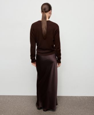 Women's Satin Long Skirt