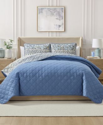 Jambo Floral 3-Piece Quilt Set, King