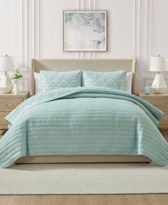 Waves Coastal 3-Piece Quilt Set, Full/Queen