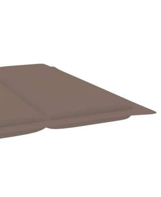  Taupe Solid acacia wood Standard Foldable Sunlounger