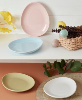 Assorted Egg-Shaped Appetizer Plates, Set of 4, Exclusively at Macy's