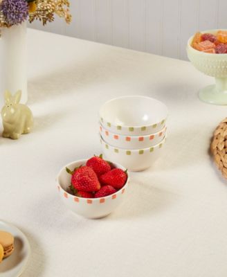 Assorted Floral Fruit Bowls, Set of 4, Exclusively at Macy's