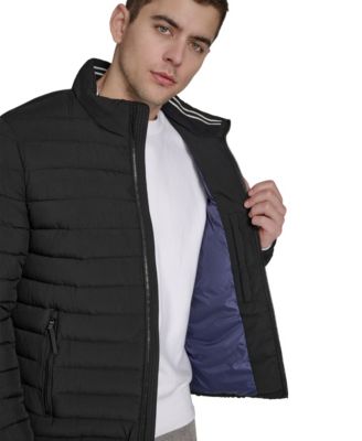 Men's Quilted Long-Sleeve Jacket