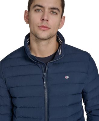 Men's Quilted Long-Sleeve Jacket