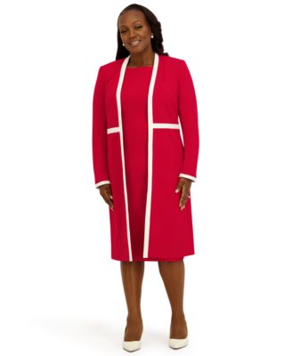 Women's Framed Waist Seam Open Topper Jacket, Regular & Plus