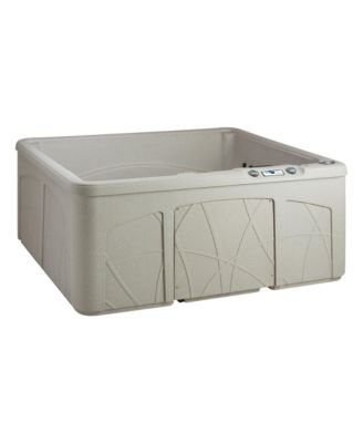 Spas 5 Person Plug and Play 28 Jet LED Outdoor Hot Tub, LS350DX, Sand