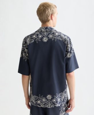 Men's Printed Short-Sleeve Shirt