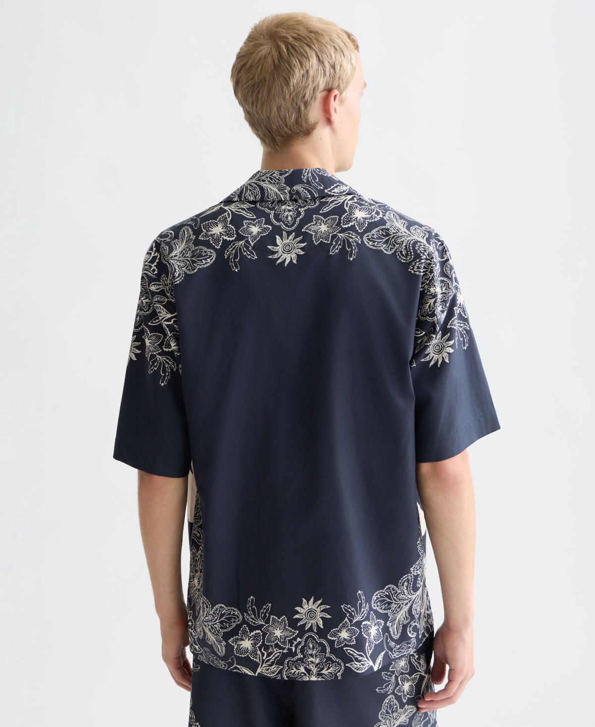 Scotch & Soda Men's Printed Short-Sleeve Shirt