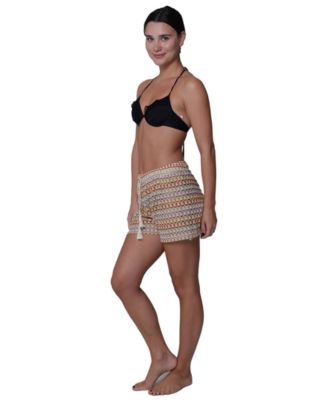 Women's Drawstring Pull-On Swim Shorts