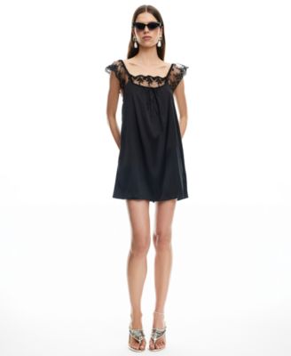 Women's Square Neck Mini Dress