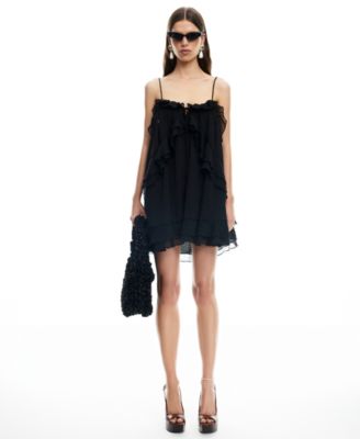 Women's Ethereal Square Neck Mini Dress