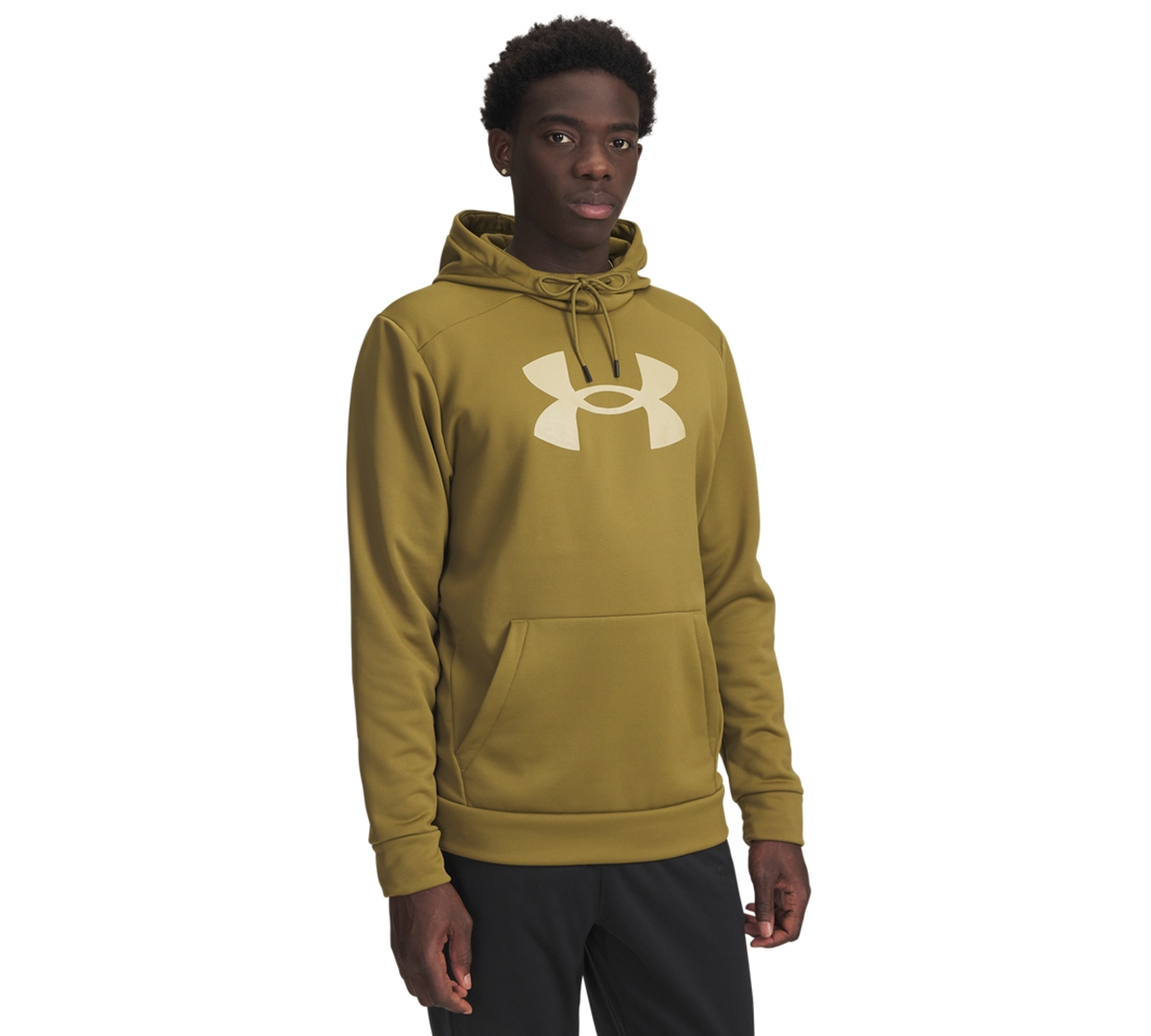 Under Armour Men's Big Logo Hooded Sweatshirt In Green