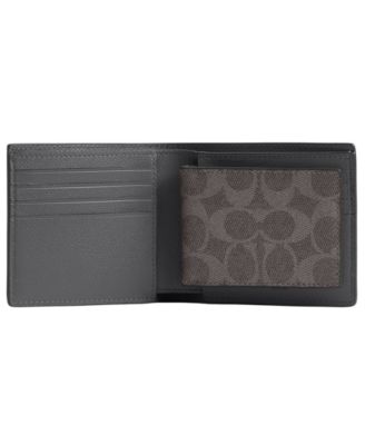 Men's 3-In-1 Signature Canvas Wallet