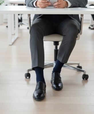 Men's Ribbed Solid Socks